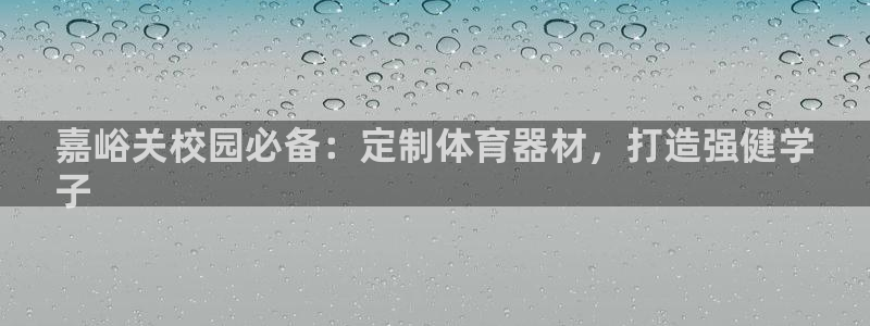 极悦平台是干什么的：嘉峪关校园必备：定制体育器材，打