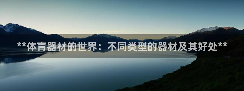 极悦平台有风险吗：**体育器材的世界：不同类型的器材