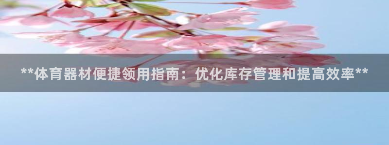 极悦平台平台注册方法与步骤图：**体育器材便捷领用指