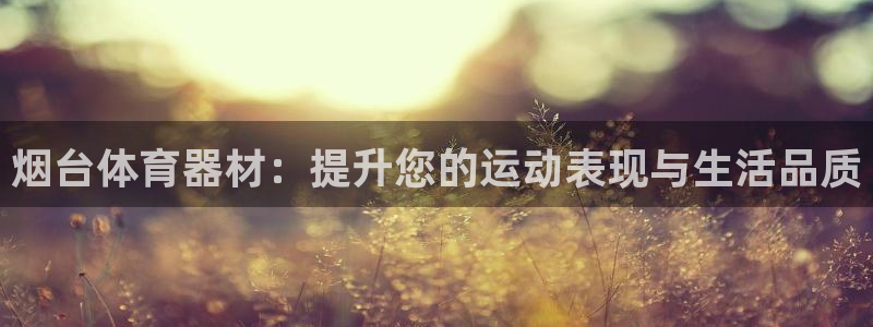 极悦娱乐股东结构：烟台体育器材：提升您的运动表现与生活品质