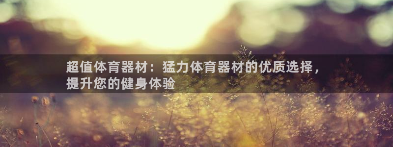 极悦官方网站app下载：超值体育器材：猛力体育器材的