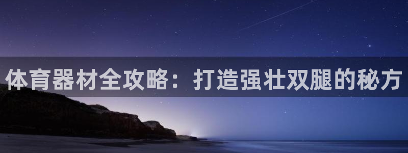 极悦平台官网登录入口下载：体育器材全攻略：打造强壮双