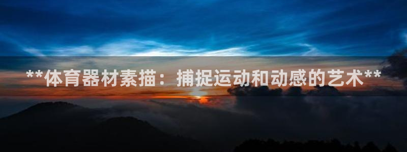 极悦平台是干什么的：**体育器材素描：捕捉运动和动感的艺术*